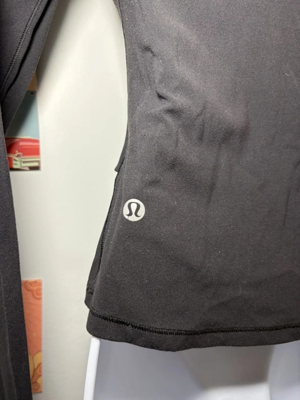 lululemon athletica Black Twist-Front Long Sleeve Tee